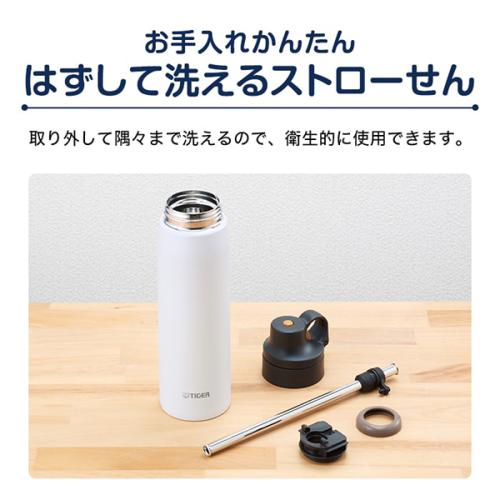 カメラのキタムラのタイガー 真空断熱ボトル 保冷専用 ストロー付きモデル MCS-A050 KM マットブラック 500ml TIGER メーカー保証対応 メーカー様お取引あり 初期不良対応 新生活 プレゼント ギフト キャンプ お出掛け 通勤 通学 学校 職場 お昼 飲み物 アウトドア 《納期約1－2週間》｜アングル2