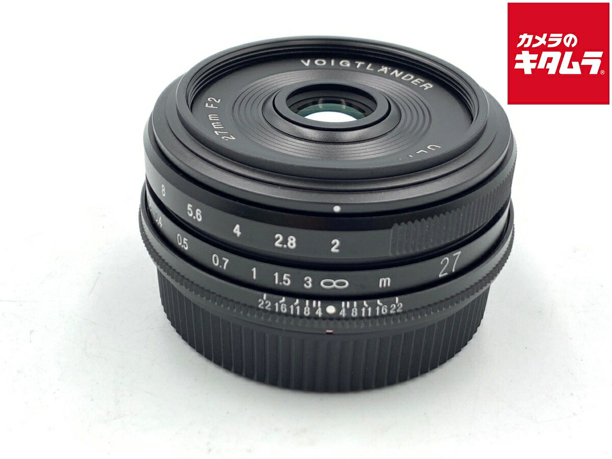 【中古】 【美品】 コシナ フォクトレンダー ULTRON 27mm F2 Xマウント用 ブラック  ...