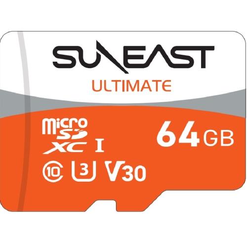 ylR|Xz SUNEAST SE-MSDU1064E095 ULTIMATE Orange microSDXC Card 64GB