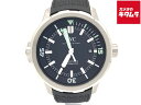 【中古】 【美品】 IWC アクアタイマー ブラック IW328802 ステンレススティール 【1年保証】