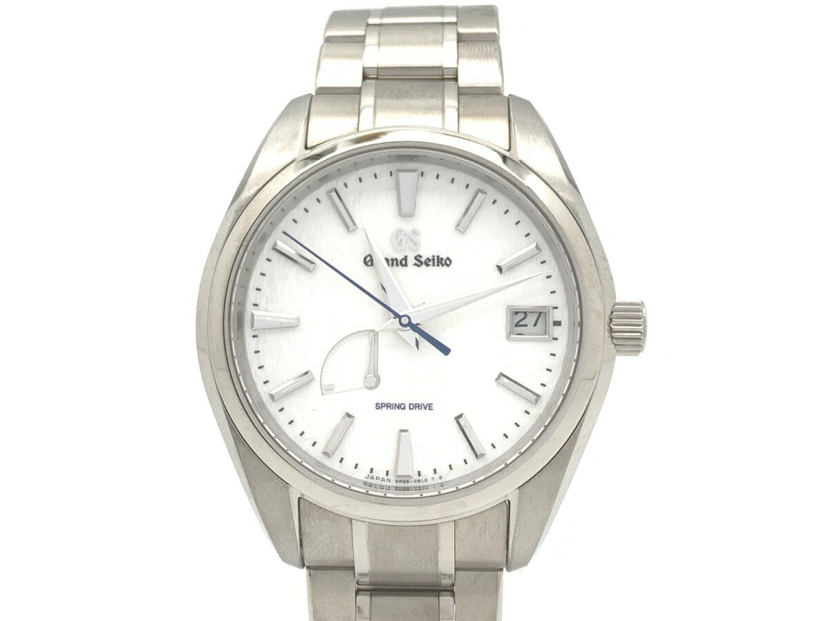 【中古】 【良品】 グランドセイコー スプリングドライブ ホワイト SBGA211/9R65-0AE0 チタン 【1年保証】