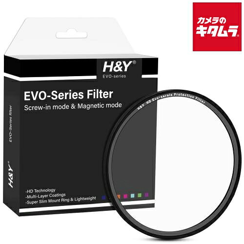 H＆Y EVO プロテクションフィルター 86mm 保護用 磁気式 ねじ込み式 両対応 EUV86