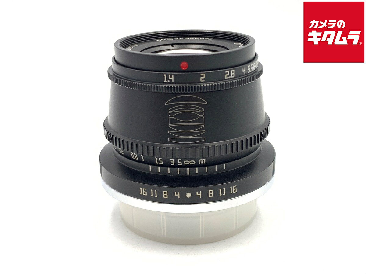 【中古】 【美品】 銘匠光学 TTArtisan 35mm f/1.4 C フジフイルムX用 ブラッ ...