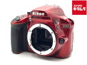 【中古】 【良品】 ニコン D3400 ボディ レッド 【デジタル一眼レフ】
