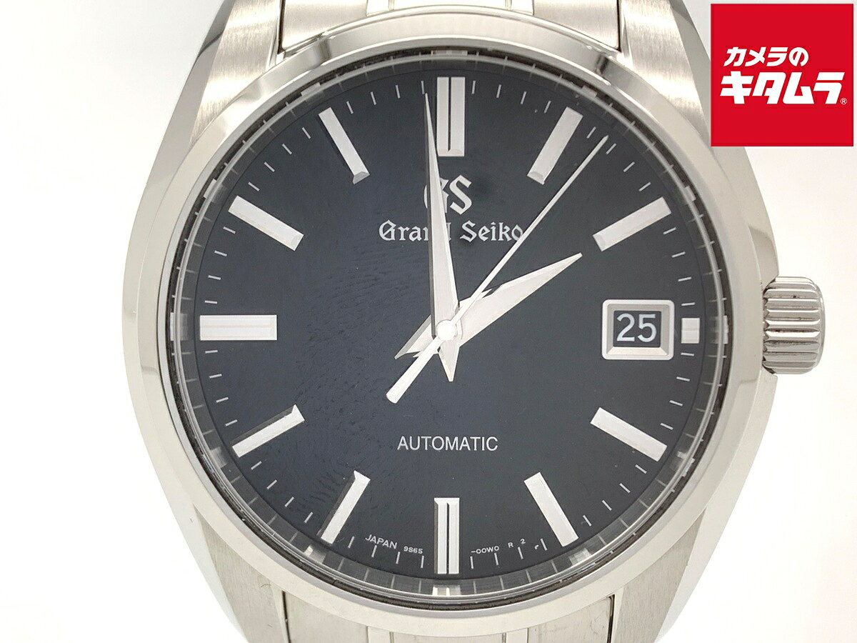 【中古】 【美品】 グランドセイコー メカニカル ブラック SBGR317/9S65-00T0 ステ ...