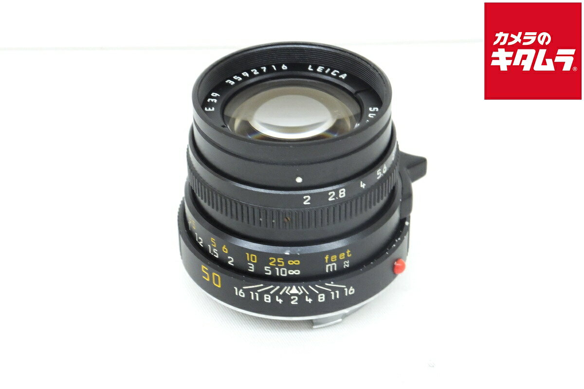 【中古】 【並品】 ライカ ズミクロンM 50mm F2 ブラック（3代目） 【交換レンズ】