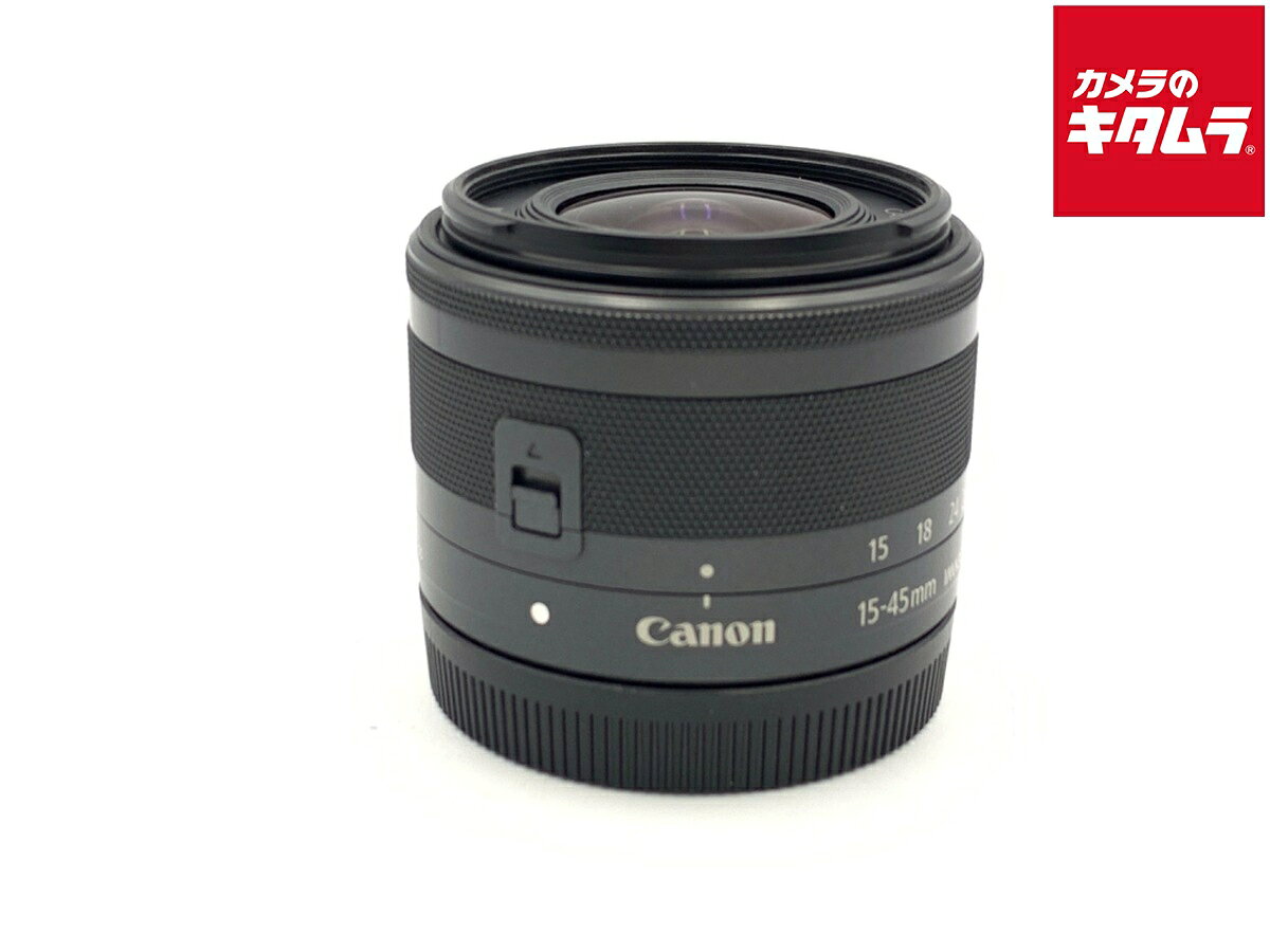 Mamiya - 【中古】 【良品】 キヤノン EF-M15-45mm F3.5-6.3 IS STM グラファイト 【交換レンズ】