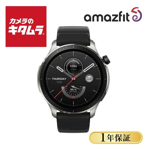 AMAZFIT スマートウォッチ GTR4 SP170050C181 スーパースピードブラック 