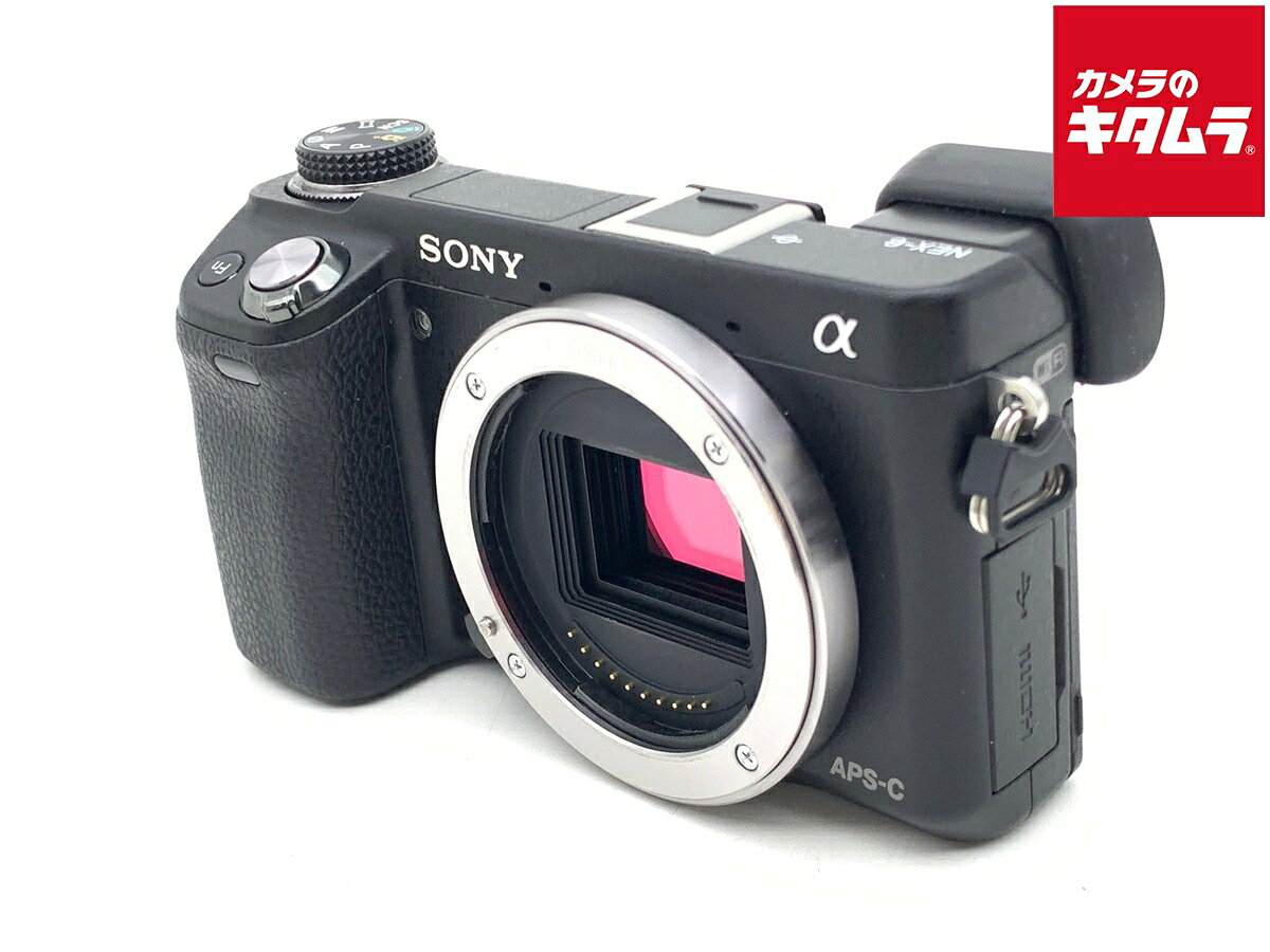 NEX-6 α SONY | ミラーレス一眼カメラ ブラック 2012年 パワーズーム