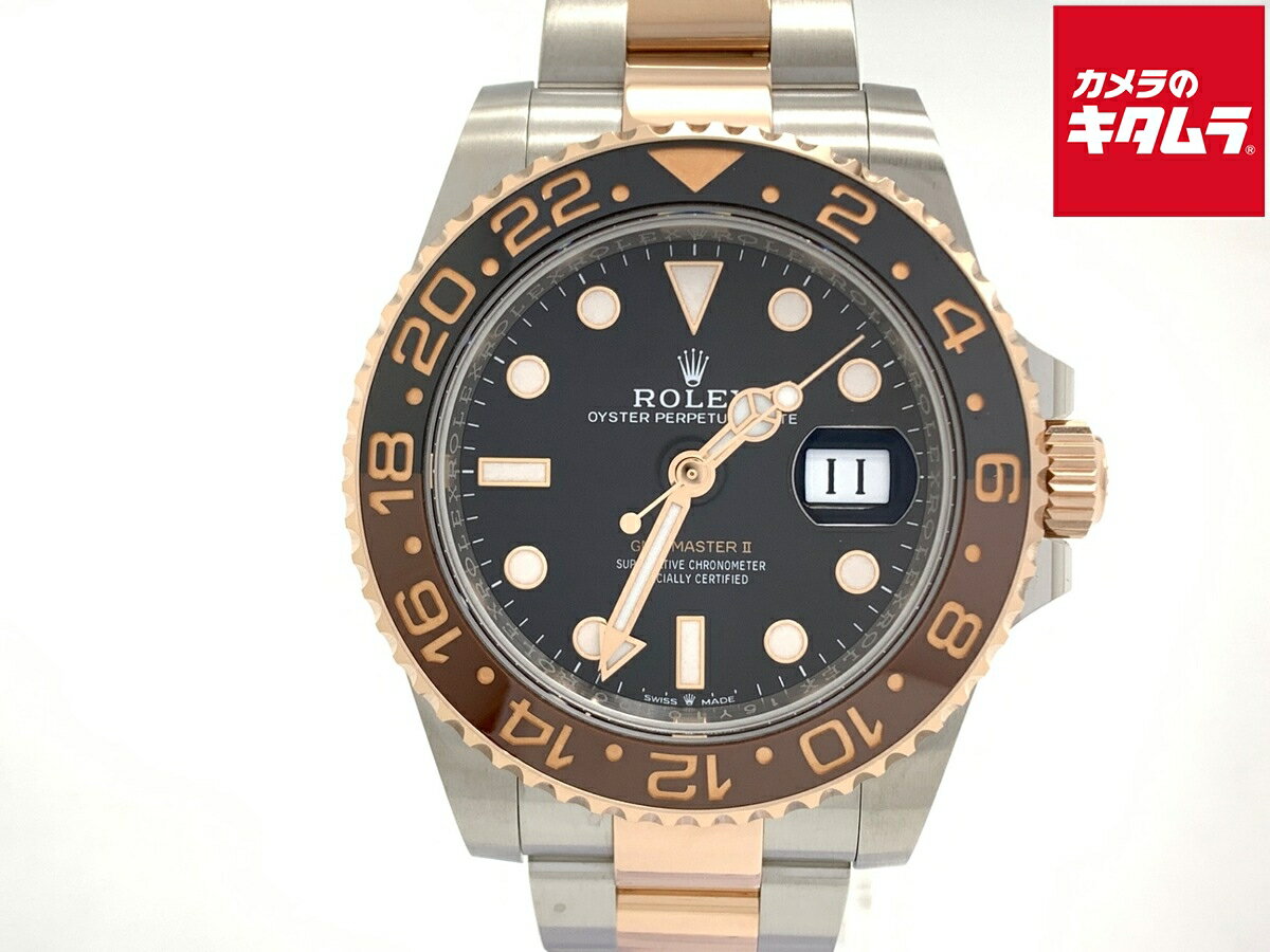 【中古】 【美品】 ロレックス(ROLEX) GMTマスターII ブラック 126711CHNR ス ...