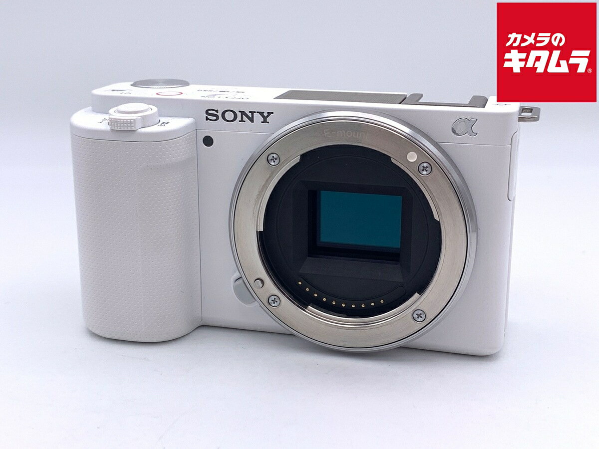 【中古】 【美品】 ソニー VLOGCAM ZV-E10 ボディ ホワイト 【ミラーレス一眼】 【6 ...