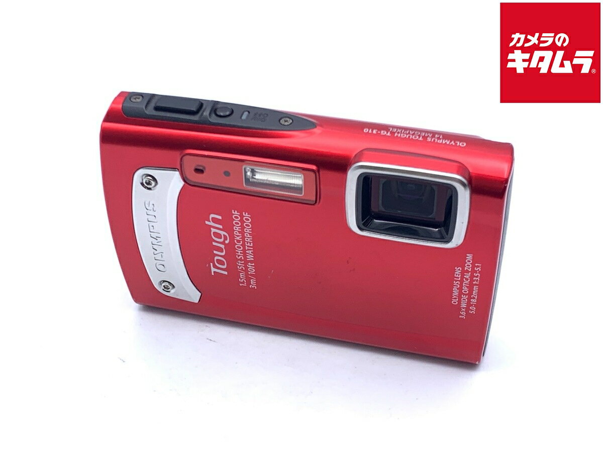 【中古】 【並品】 オリンパス Tough TG-310 レッド 【コンパクトデジタルカメラ】