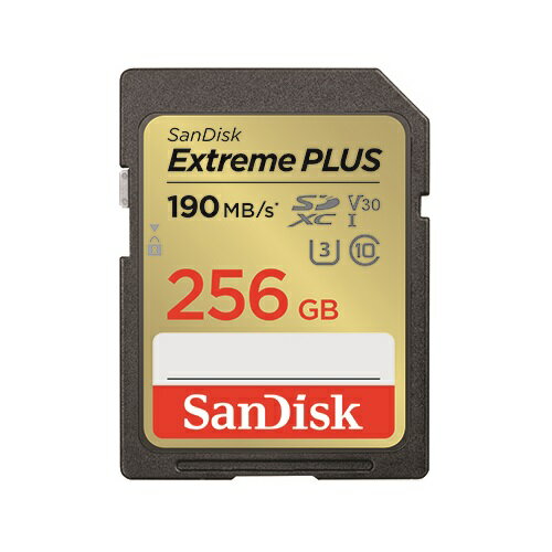 TfBXN Extreme PLUS SDXC UHS-IJ[h 256GB SDSDXWA-256G-JNJIP s[2Tԁt