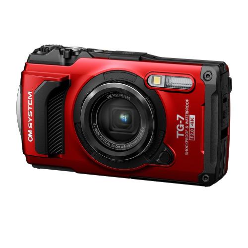 OM SYSTEM Tough TG-7 RED レッド コンパクトデジタルカメラ 防水 Wi-Fi搭載 高画質 コンパクトデジカメ