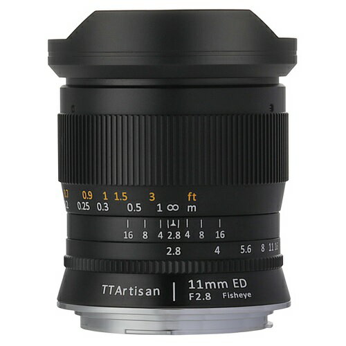 銘匠光学 TTArtisan 11mm f/2.8 Fisheye キヤノンRF用 RFマウント ミラーレス MF 魚眼 広角単焦点 レンズ 《納期約2-3週間》