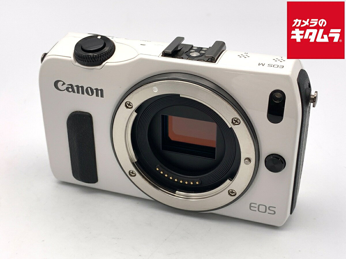 【中古】 【良品】 キヤノン EOS M ボディ ホワイト 【ミラーレス一眼】 【6ヶ月保証】