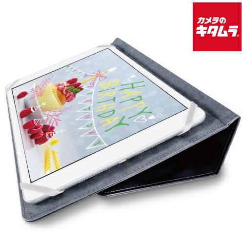 エレコム TB-10SPG2LBK タブレット汎用ケース 手帳型 8.5~11.5インチ ブラック