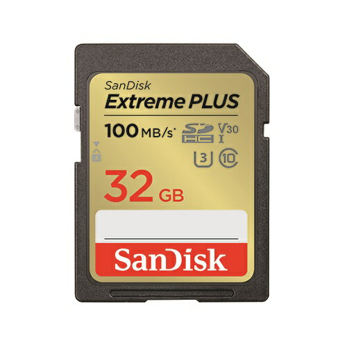 【ネコポス】 サンディスク Extreme PLUS SDHC UHS-Iカード 32GB SDSDXWT-032G-JNJIP