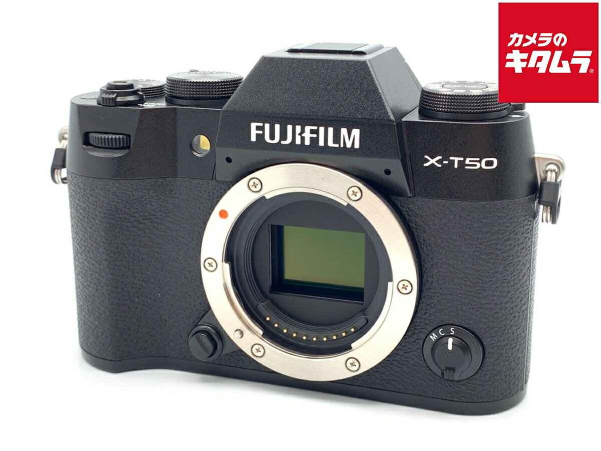【中古】 【良品】 フジフイルム X-T50 ボディ ブラック 【ミラーレス一眼】 【6ヶ月保証】