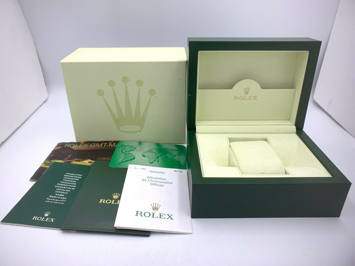 【中古】 【良品】 ロレックス(ROLEX) GMTマスターII ブラック 16710 ステンレス ブラックベゼル ルミノバ 【1年保証】
