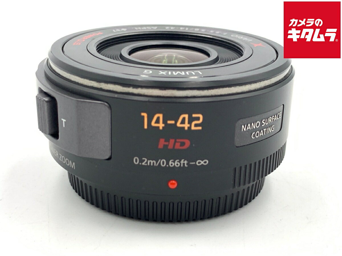 【中古】 【難あり品】 パナソニック LUMIX G X VARIO PZ 14-42mm/F3.5-5.6 POWER O.I.S. [H-PS14042] ブラック 【交換レンズ】のサムネイル