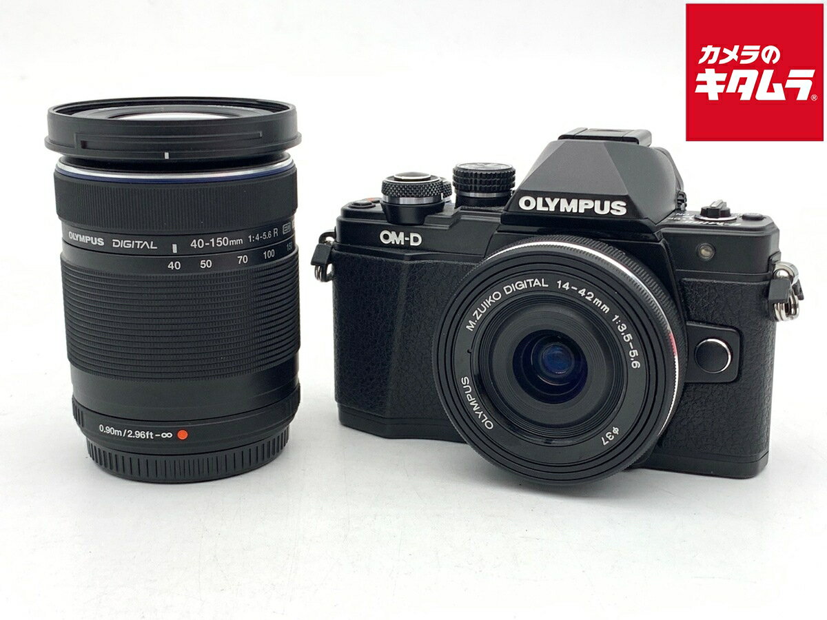 乐天商城 - 【中古】 【並品】 オリンパス OM-D E-M10 MarkII EZ ダブルズームキット ブラック 【ミラーレス一眼】 【6ヶ月保証】