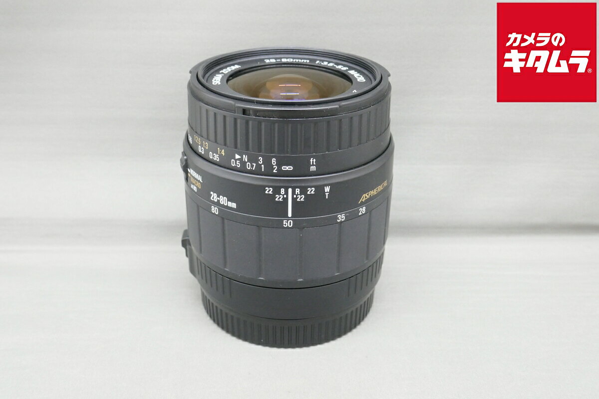 【中古】 【難あり品】 シグマ AF 28-80/3.5-5.6 MZM ASPH キヤノン 【交換レンズ】