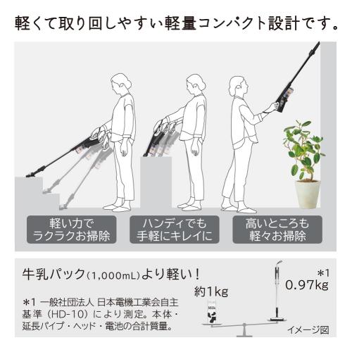 日立 PV-BS1L スティック クリーナー すごかるスティック ホワイト スティック掃除...