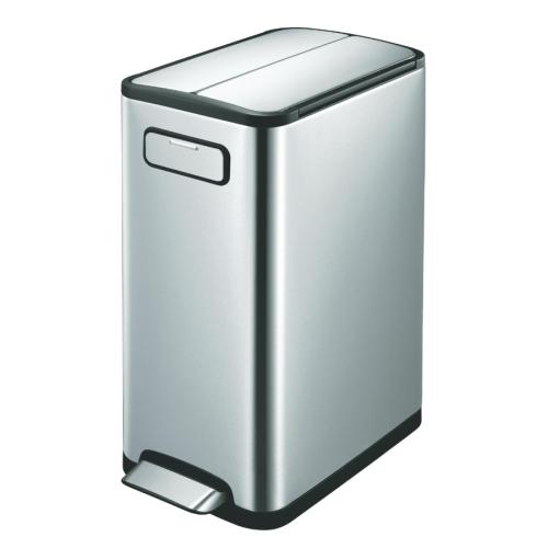 EKO JAPAN エコフライ ステップビン ゴミ箱 EK9377MT-30L 30L シルバー 《納期約2週間》