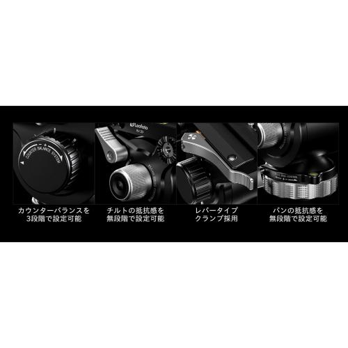 レオフォト BV-20 カウンターバランス搭載ビデオ雲台