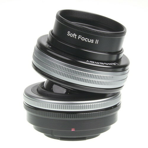 【製品特徴】■50mmソフトフォーカスレンズのオプティック（光学ユニット）である「Soft Focus II」をコンポーザープロIIにセットし、より画像に変化をつけて撮影できるモデル ■レンズ側の絞りリング（F2.5-22）に加え、4種類の...