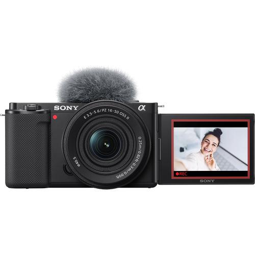 ソニー VLOGCAM ZV-E10 パワーズームレンズキット ブラック [ZV-E10K B] SONY ミラーレス一眼カメラ 軽量 Wi-Fi搭載 Vlogカメラ 4K動画撮影 《納期約1－2週間》 2