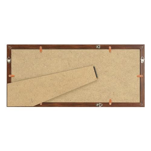 万丈 MSHI-3-BR ミニ色紙3面額 ブラウン