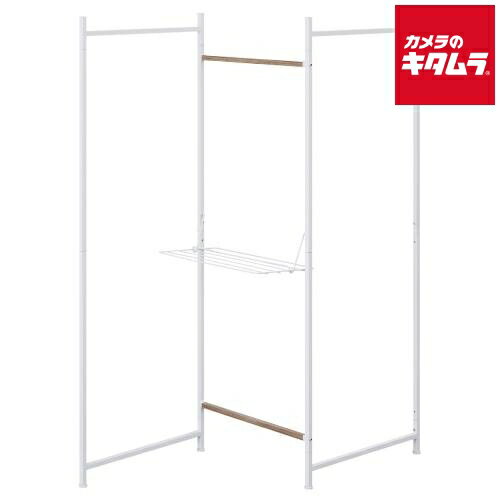 アイリスオーヤマ OTM-150R W 折りたたみ物干し3連 ホワイト 《納期約2週間》