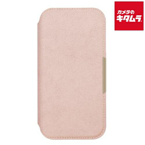 PGA PG-25KGF07PK ガラスフリップケース スエード調 ピンク(iPhone16e用) 《納期未定》 PGA PG-25KGF07PK ガラスフリップケース スエード調 ピンク(iPhone16e用) 《納期未定》