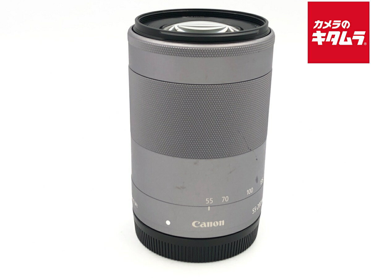 【中古】 【並品】 キヤノン EF-M55-200mm F4.5-6.3 IS STM シルバー 【交換レンズ】 【6ヶ月保証】