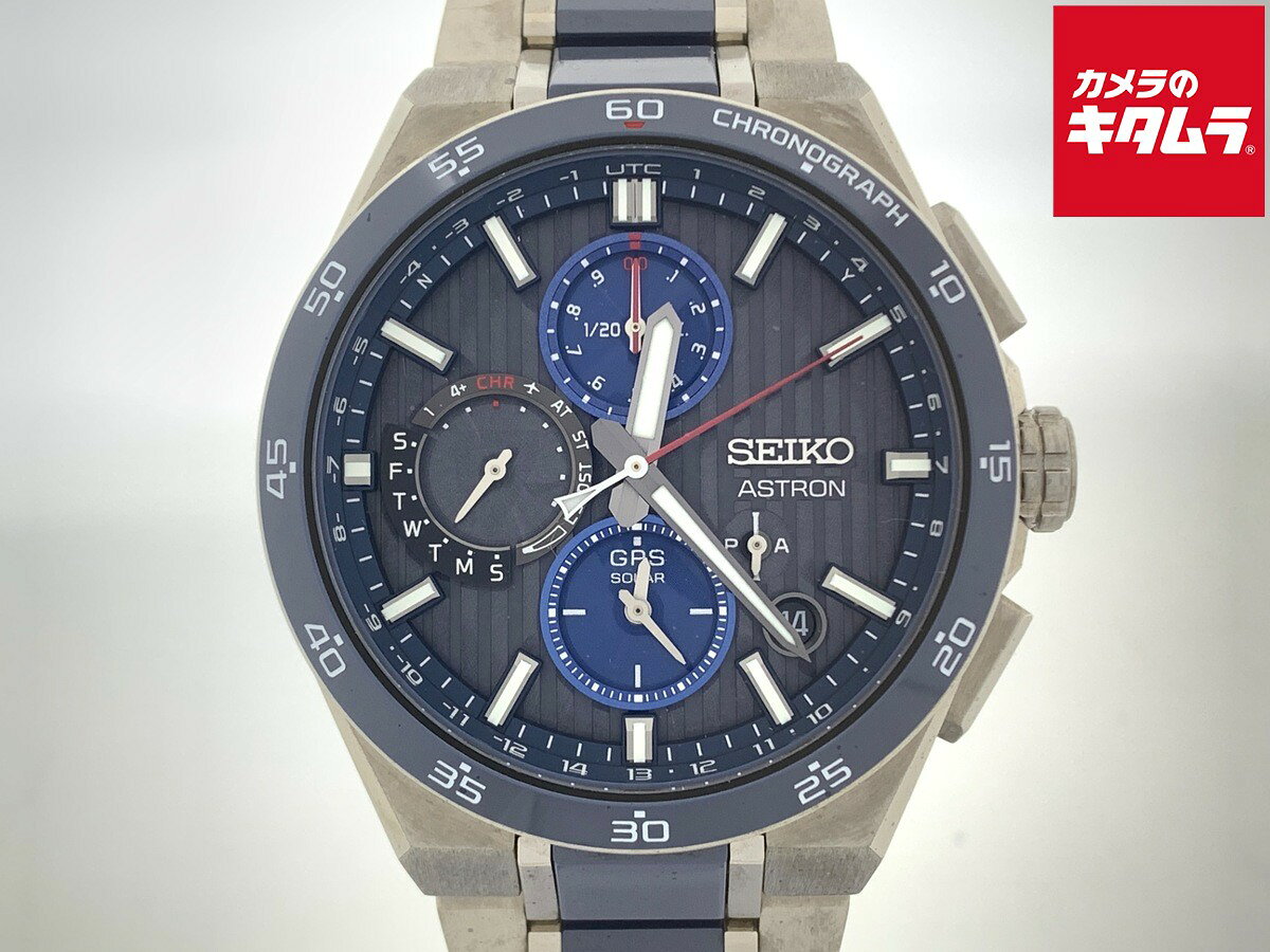【中古】 【良品】 セイコー アストロン グレー SBXC165/5X83-0AF0-1 大谷翔平 2024年限定モデル チタン 【1年保証】