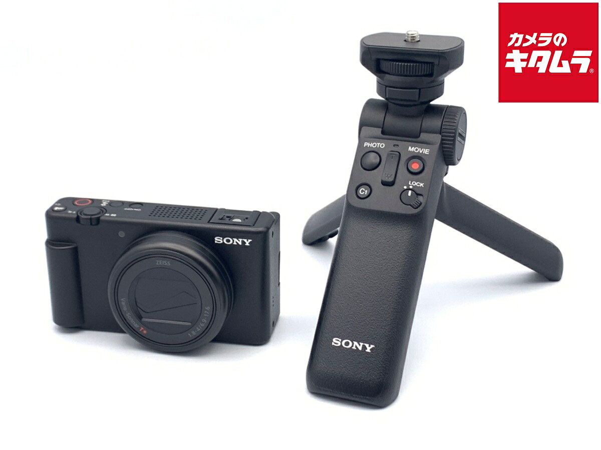 【中古】 【美品】 ソニー VLOGCAM ZV-1M2G B シューティンググリップキット ブラック 【コンパクトデジタルカメラ】 【6ヶ月保証】