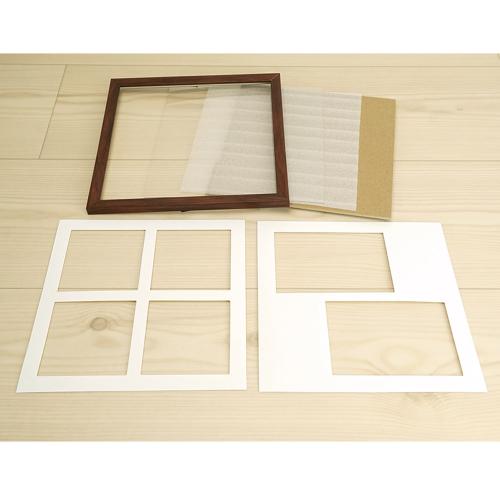 万丈 3WAYましかくフレーム 20角 ブラウン [3]