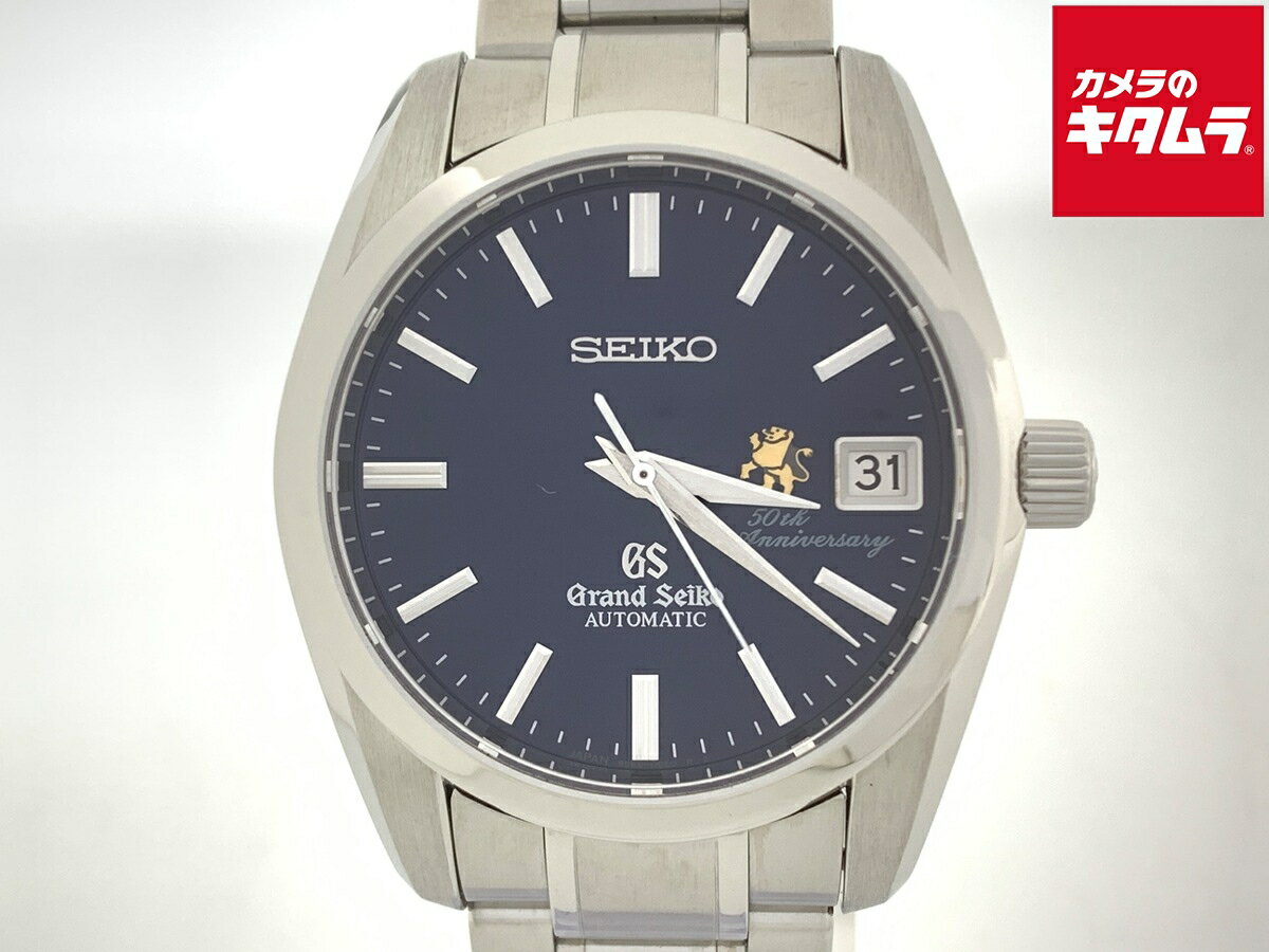 【中古】 【良品】 グランドセイコー メカニカル ネイビー [ブルー系] SBGR075/9S65-00E0 50周年記念モデル 300本限定 ステンレススティール 【1年保証】