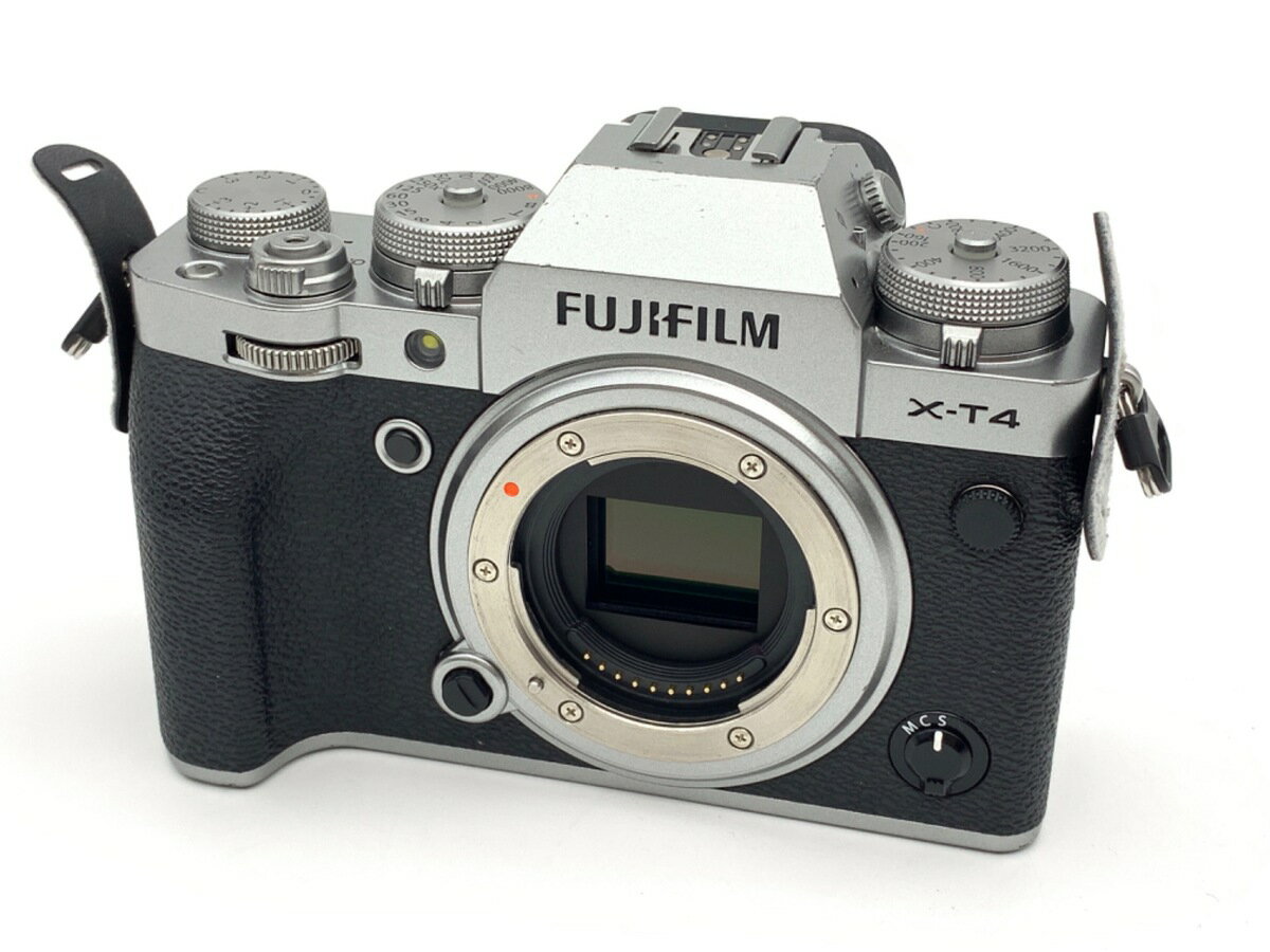 【中古】 【並品】 フジフイルム X-T4 ボディ シルバー 【ミラーレス一眼】 【6ヶ月保証】