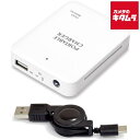 日本トラストテクノロジー USBDP3C-WH USB電池パック ホワイト USB Type-Cケーブルセット 《納期未定》