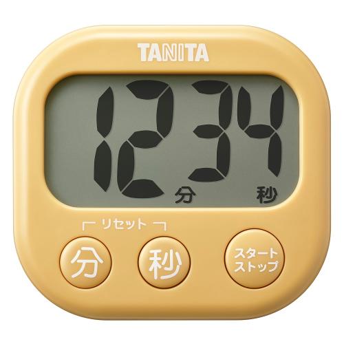 Measuring Spoons - タニタ 抗菌でか見えタイマー TD-429-YL マスタードイエロー 《納期約2週間》