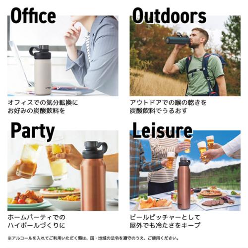 タイガー 保冷専用ステンレスボトル 真空断熱炭酸ボトル MTA-T080AL レイクブルー 800ml TIGER メーカー保証対応 メーカー様お取引あり 初期不良対応 新生活 プレゼント ギフト 出産祝い スチール 炭酸水筒 炭酸 水筒 マグボトル 丸洗いOK 抗菌加工 《納期約1－2週間》