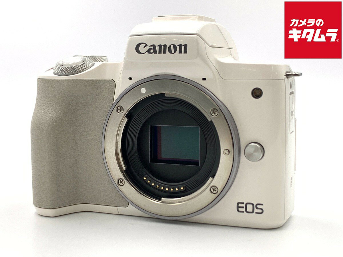 【中古】 【良品】 キヤノン EOS Kiss M ボディ ホワイト 【ミラーレス一眼】 【6ヶ月保証】
