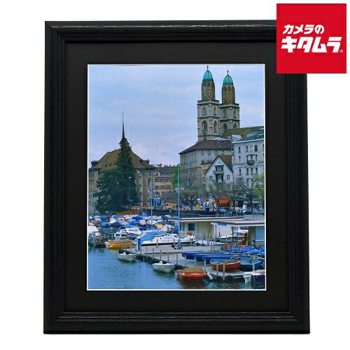 フジカラー IM-30 木製額 W4切 ブラック 《納期約1－2週間》