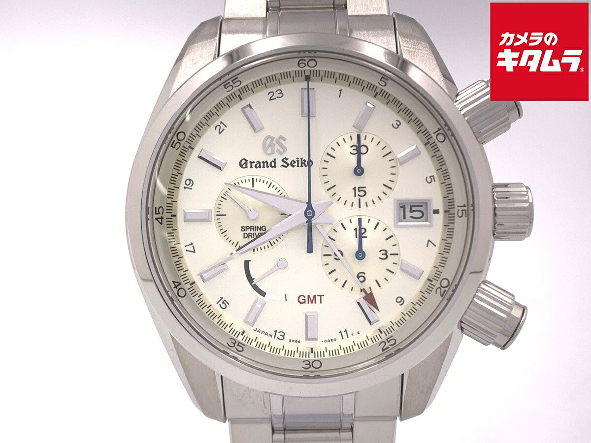 【中古】 【美品】 グランドセイコー スプリングドライブ シルバー SBGC201/9R86-0AA0 ステンレススティール 【1年保証】