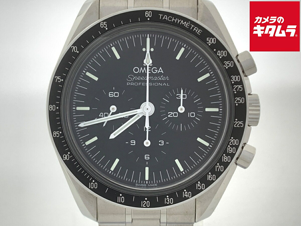【中古】 【美品】 オメガ(OMEGA) スピードマスター プロフェッショナル ブラック 310.30.42.50.01.002 ステンレススティール 【1年保証】