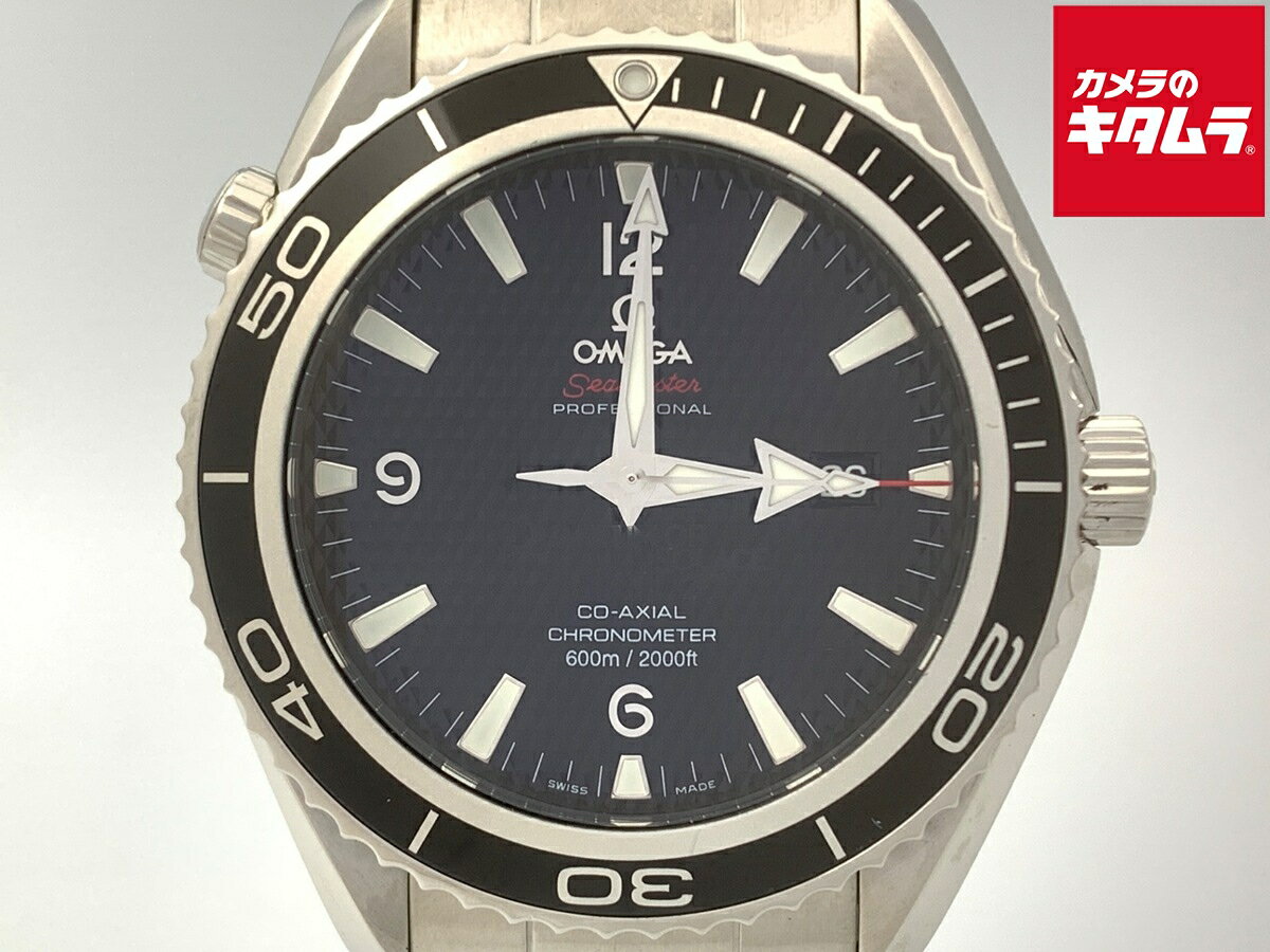 【中古】 【良品】 オメガ(OMEGA) シーマスター プラネットオーシャン ブラック 222.30.46.20.01.001 ステンレススティール 007 5007本限定 【1年保証】