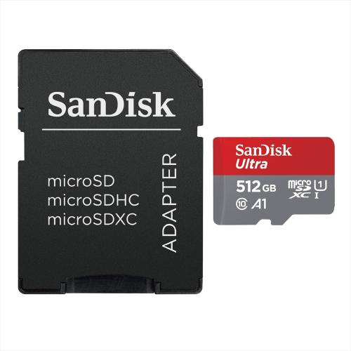 TfBXN SDSQUAC-512G-JN3MA Ultra microSDXC UHS-IJ[h 512GB s[2|3Tԁt